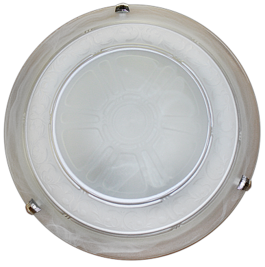 Светильник G 99 d300 белый-серебро/хром 2х60W E27 НПБ-300 н.