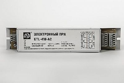 ПРА электронный ETL-418-A2 4*18Вт Т8/G13 ASD