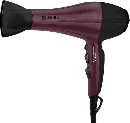 Фен DELTA DL-0937 black\bordo Фен DELTA DL-0937 black\bordo