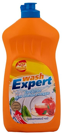 Гель д/посуды "WASH EXPERT" Гранатовый чай 500мл Гель д/посуды "WASH EXPERT" Гранатовый чай 500мл