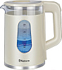 Электрический чайник SAKURA SA-2735W 2,0л,стекло/пластик,белый