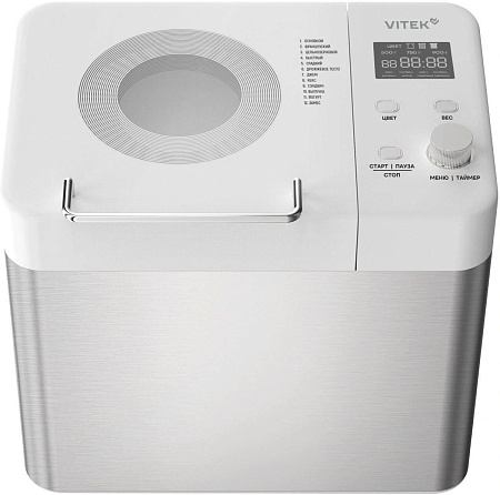 Хлебопечь VITEK VT-BM1302 white Хлебопечь VITEK VT-BM1302 white