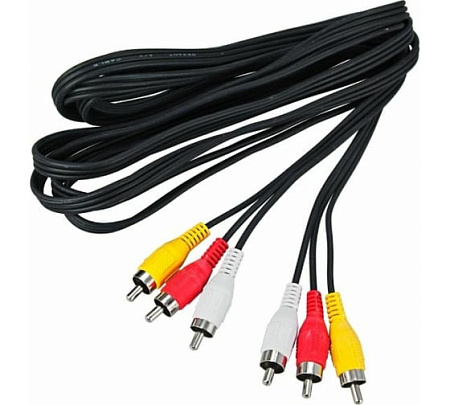 Шнур 3RCA * 3RCA 3м REXANT (17-0204)