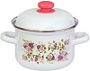 Кастрюля ЛЫСЬВА 16084АП2 Китайская роза эмал 1,5л