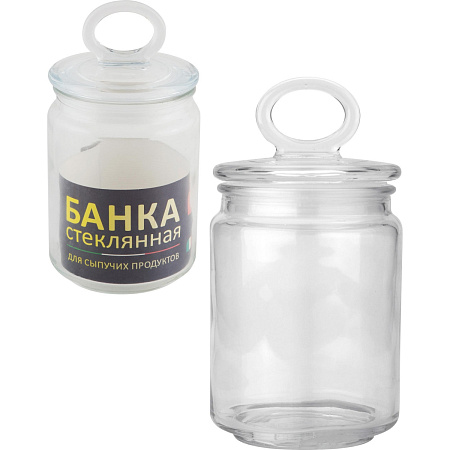 Банка стеклян. MALLONY с крышкой COPPETTA 650мл (3597)