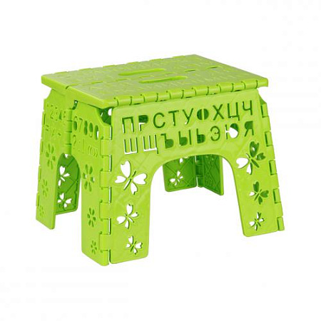 Табурет складной детский "Алфавит" (салатовый) М4961