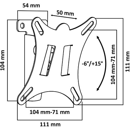 Кронштейн для TV LE`STER LST-101.02 для TV 10"- 32"