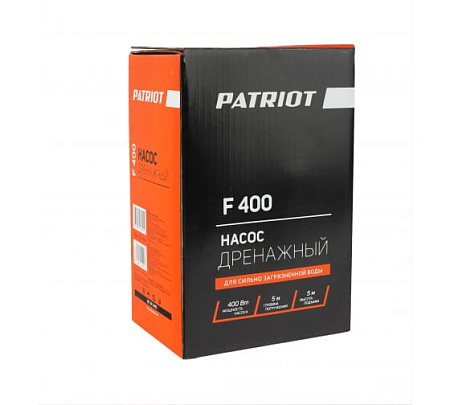 Дренажный насос PATRIOT F 400 Дренажный насос PATRIOT F 400