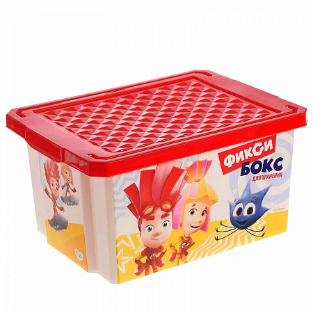 Детский ящик для хранения игрушек "ФИКСИКИ", 17 л LA1319КР