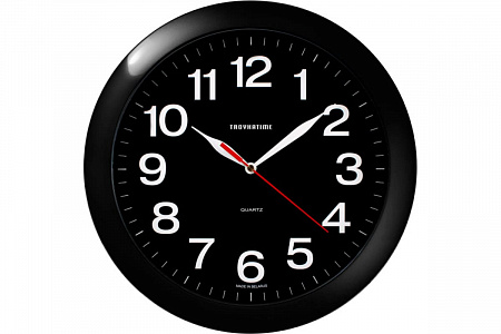 Часы настенные TROYKA 11100196 (Черные)