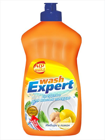 Гель д/посуды "WASH EXPERT" Имбирь и Лимон 500мл