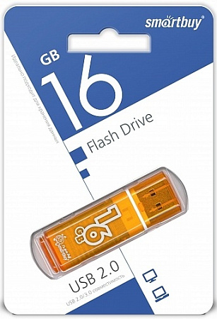 Флешка SMARTBUY 16GB BIZ ORANGE
