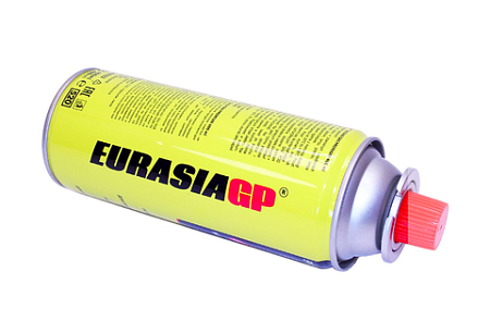 Баллон газовый EurAsiaGP (цанговый, всесезонный, 400мл., 195 гр.) /008222