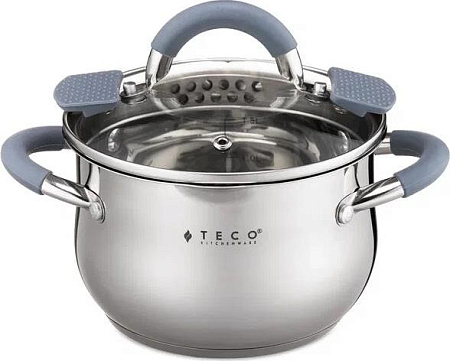 Кастрюля TECO TC-C2100-01G нерж. 2,1л