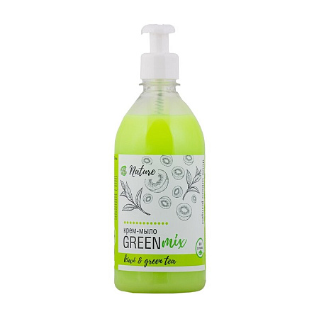 Крем-мыло "Green mix" 530мл Киви + зел. чай