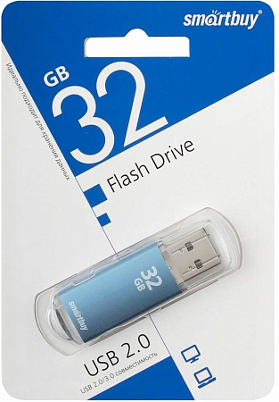 Флешка SMARTBUY (SB32GBVC-B) 32GB V-CUT BLUE