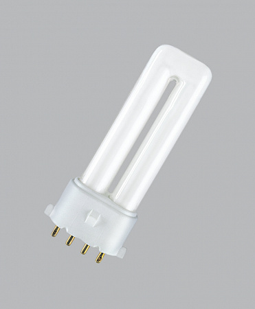 Лампа люминесцентная OSRAM DULUX S/E 9W/840 2G7 4050300020174