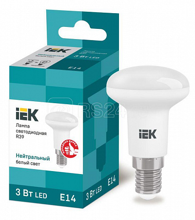 Лампа светодиодная LED R39 рефлектор 3Вт 230В 4000К E14 IEK