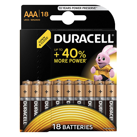 Элемент питания DURACELL BASIC LR03 AAA