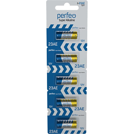 Элемент питания PERFEO 23AE-5BL SUPER ALKALINE