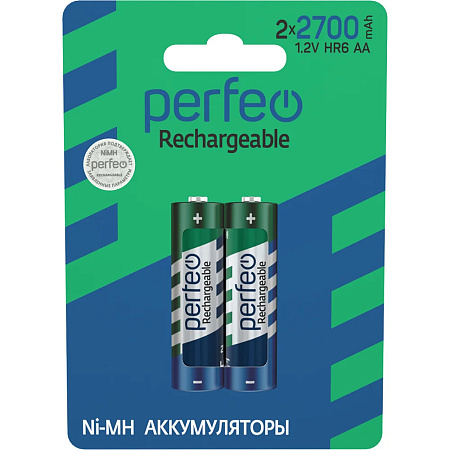 Аккумулятор PERFEO AA2700MAH-2BL