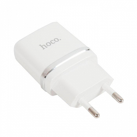Сетевое зарядное устр-во HOCO (6957531047728) C11 Smart USB 1.0A белый