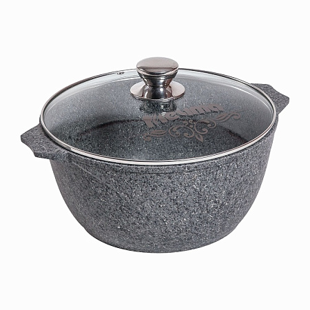 Кастрюля 6л АП Premium Гранит, grey арт. 46901 Кастрюля 6л АП Premium Гранит, grey арт. 46901